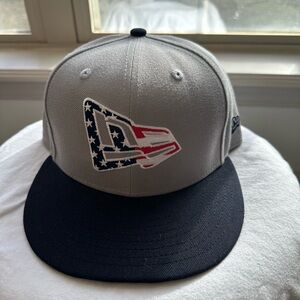 Grey and blue New Era Flag SnapBack